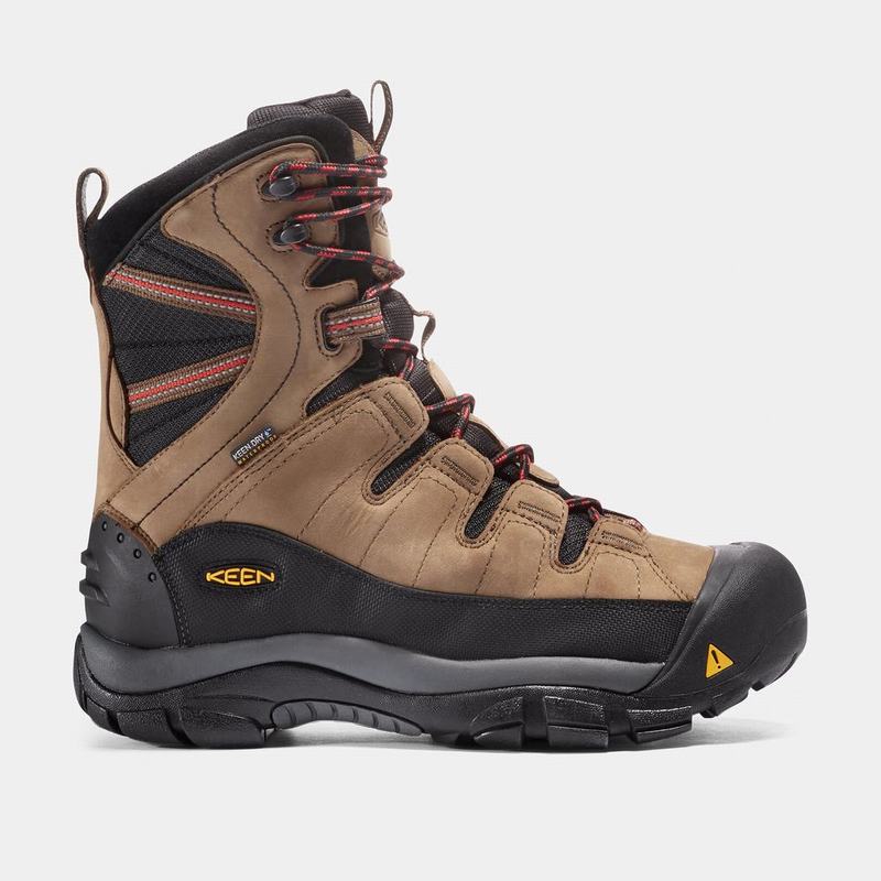 Botas De Invierno Keen Summit County Waterproof Para Hombre Marrom/Negros - Botas Keen Mexico (23168